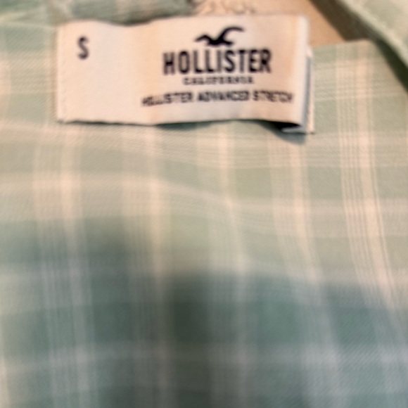 Hollister Mint Green Gingham Crop Top - Picture 5 of 6